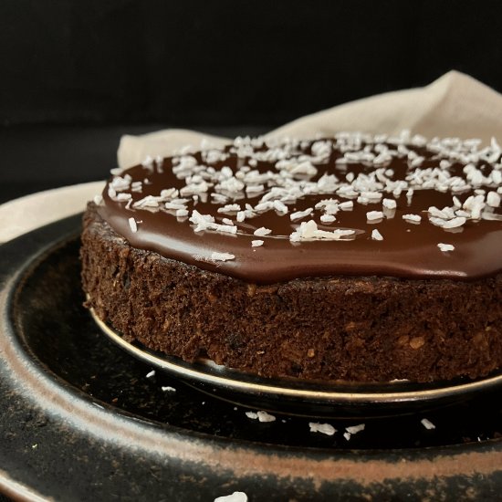 Spelt Coconut Chocolate Cake