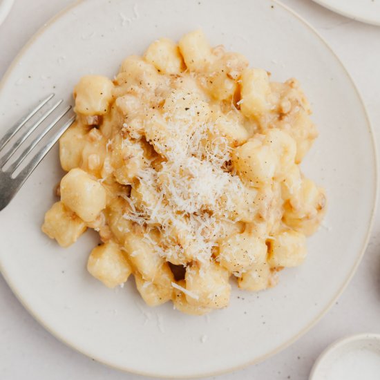 Gnocchi Carbonara