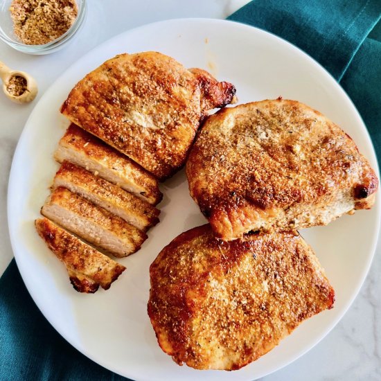 Air Fryer Pork Chops (no breading)