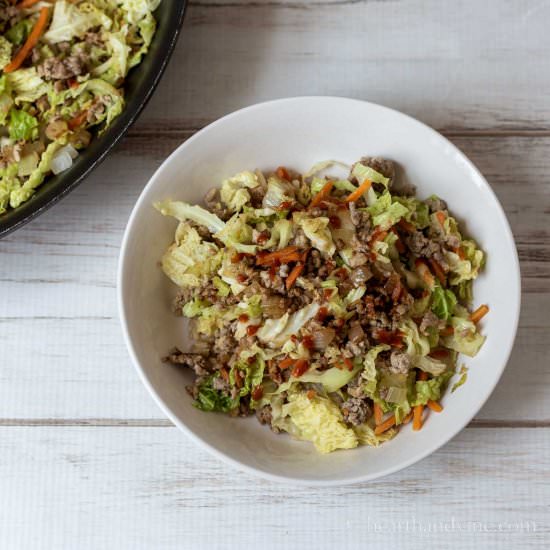 Easy and Tasty Egg Roll Bowl Recipe