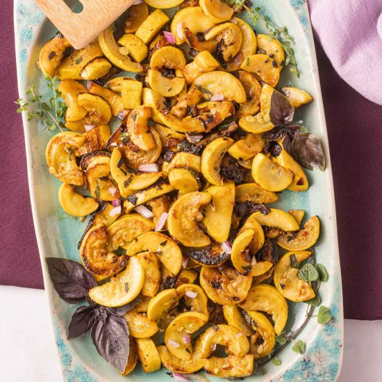 Pan Fried Yellow Squash