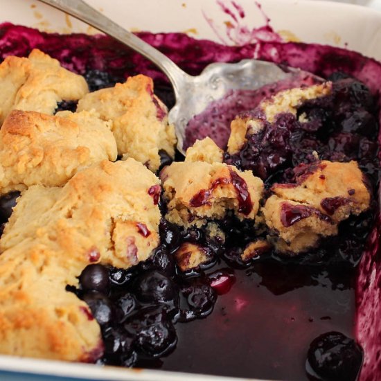 Vegan Blueberry Cobbler