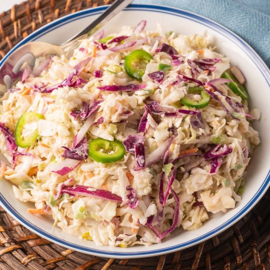 Easy Cajun Coleslaw