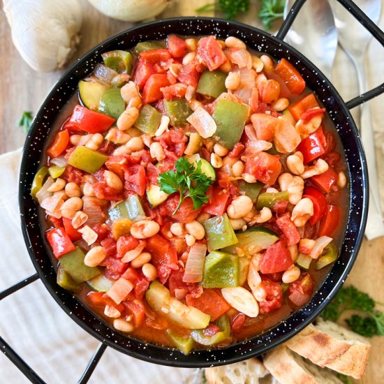 Spanish Ratatouille with Beans