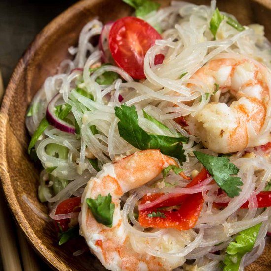 Yum Woon Sen (Thai Noodle Salad)