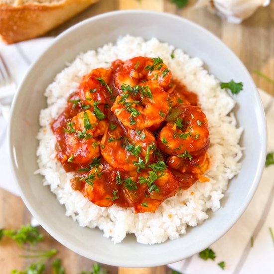 Smoky Spanish Shrimp with Rice