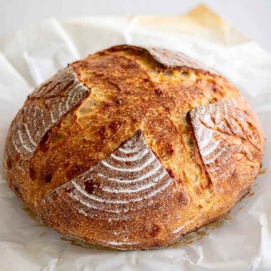 Parmesan Sourdough Boule