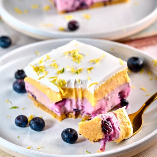 Keto Lemon Blueberry Lasagna