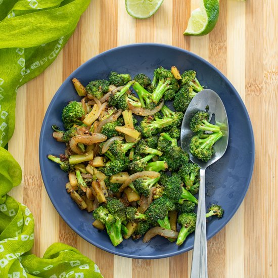 15 Minute Pan-Fried Broccoli