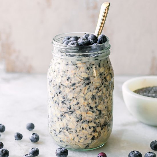 Blueberry Overnight Oats