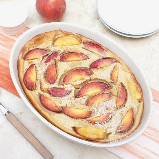 Peach Clafoutis