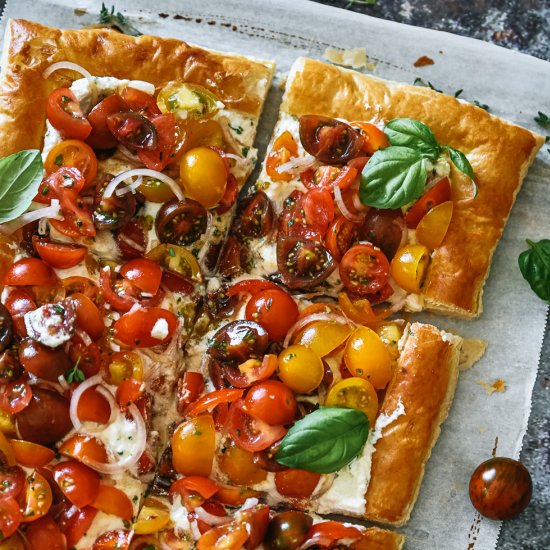 Fresh Summer Tomato Tart