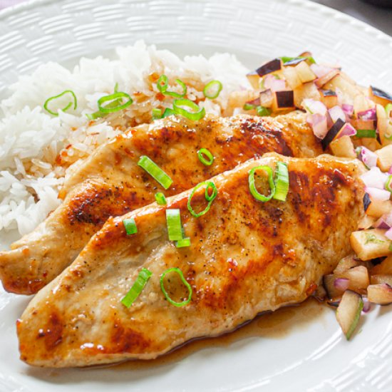 Sweet and Savory Plum Chicken