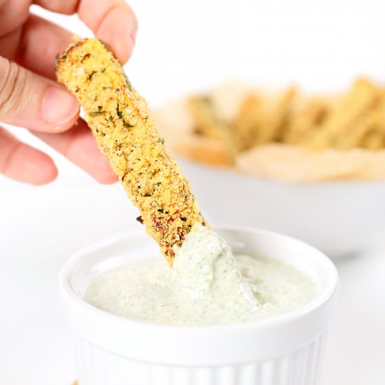 Crispy Baked Zucchini Fries