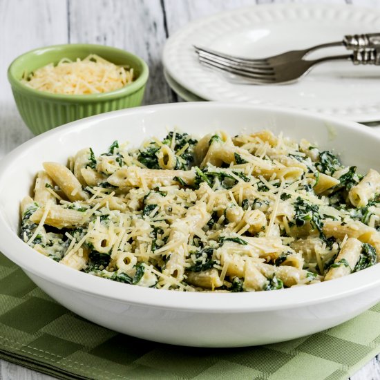 Pasta with Creamy Arugula Sauce