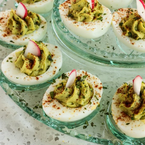 Avocado Deviled Eggs