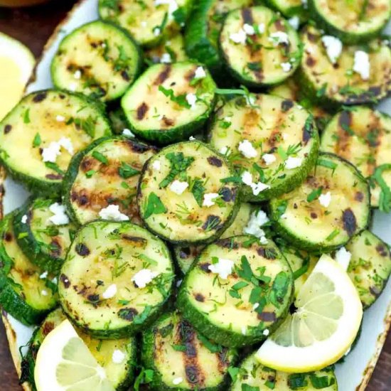 Grilled Zucchini Salad