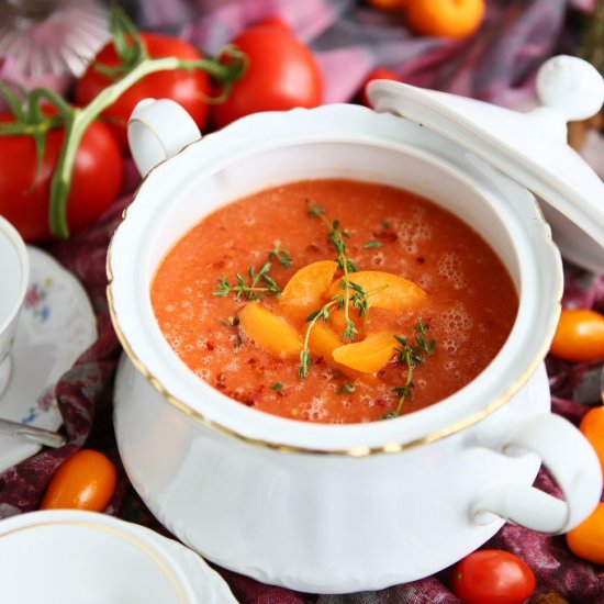 Apricot Gazpacho