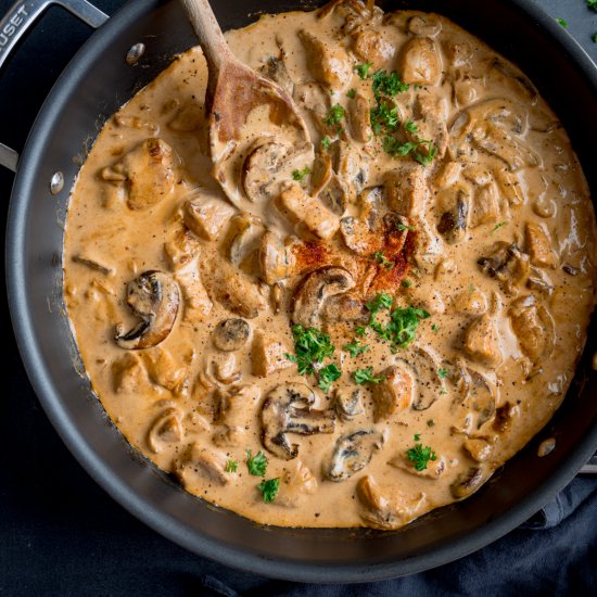 Chicken Stroganoff