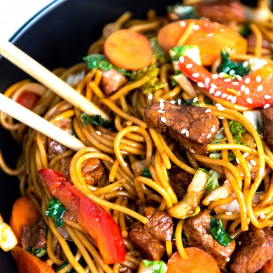 Instant Pot Lo Mein