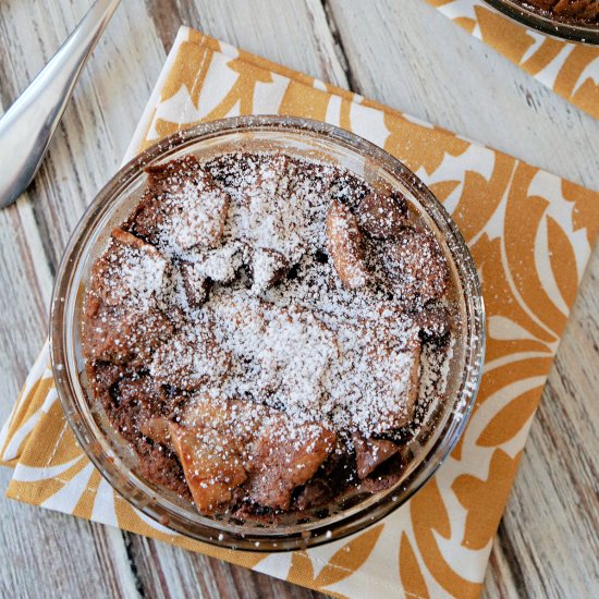 Chocolate Chip Bread Pudding