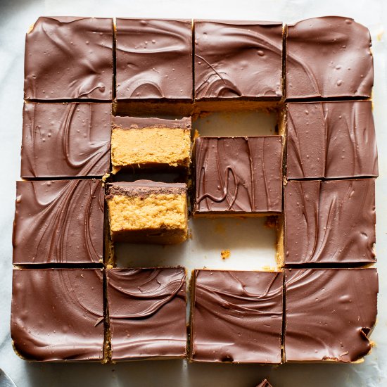 No Bake Peanut Butter Bars