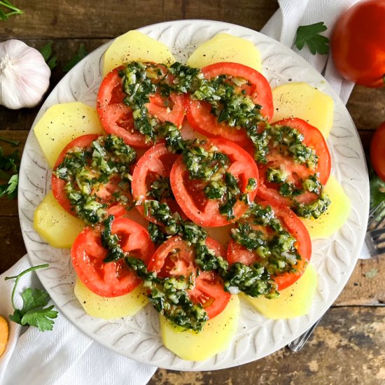 Spanish Potato & Tomato Salad