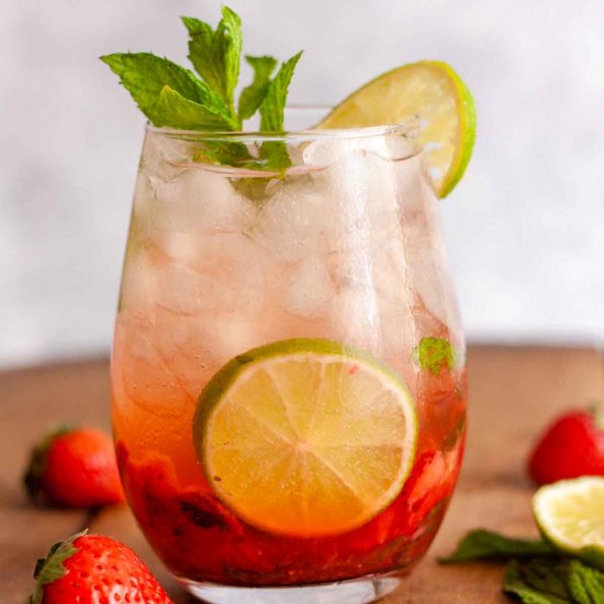 Strawberry Mojito Mocktail