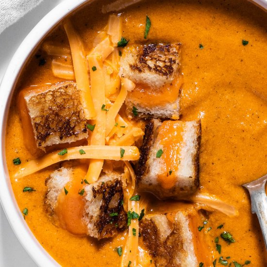 Tomato Cheddar Soup