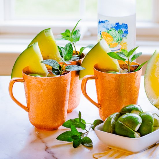 Melon Mule Cocktail