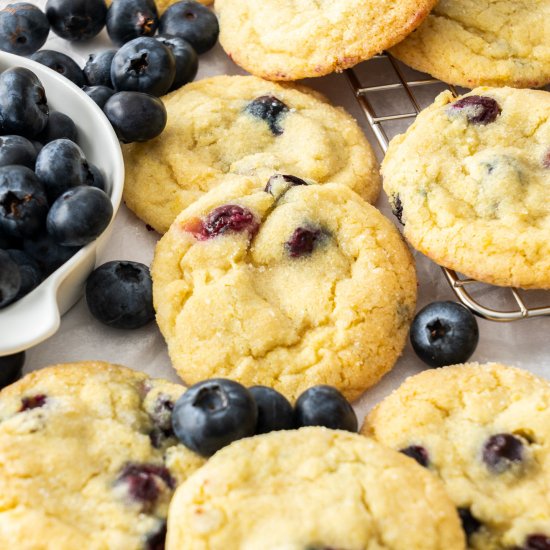 Lemon Blueberry Cookies