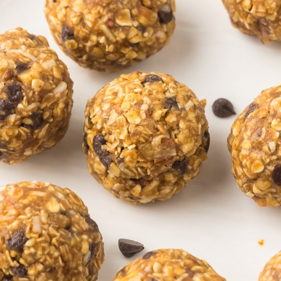 No-Bake Pumpkin Protein Balls