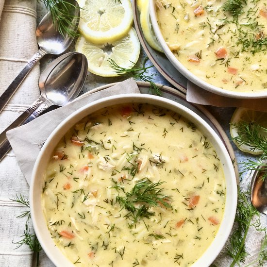 Greek Lemon Chicken Soup