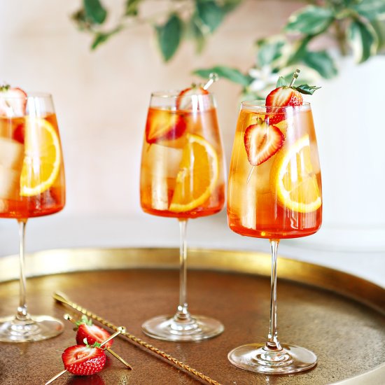 Strawberry Aperol Spritz