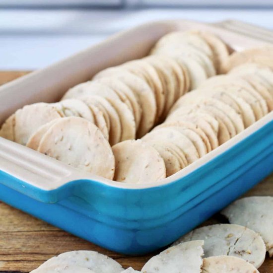 Rice and Almond Crackers