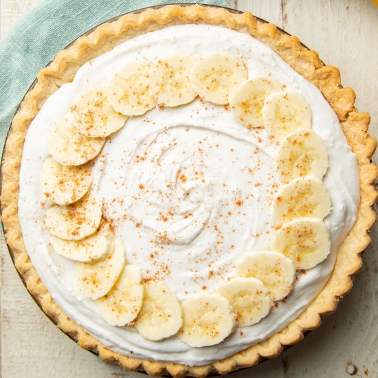 Vegan Banana Cream Pie