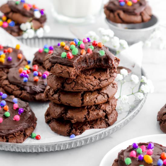 Cosmic Brownie Cookies