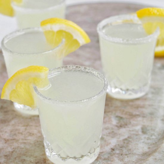 Lemon Drop Shots (3 Ingredients)