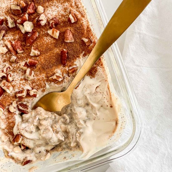 Cinnamon Roll Overnight Oats