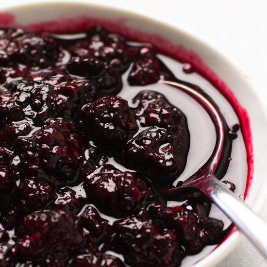 Blackberry Rum Sauce