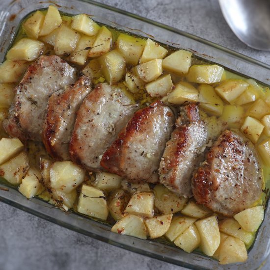 Easy roasted pork loin