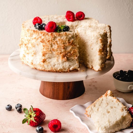 Pillowy Classic Angel Food Cake