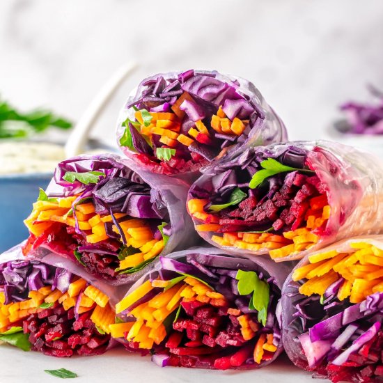 Summer Rolls with Dairy Free Sauce