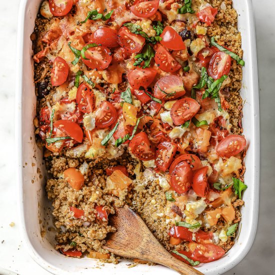 Mediterranean Quinoa Casserole