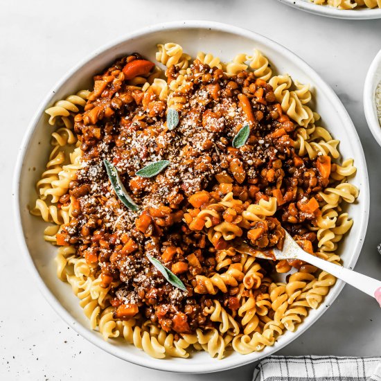 Lentil Bolognese