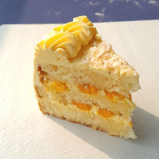 Mango coconut cake