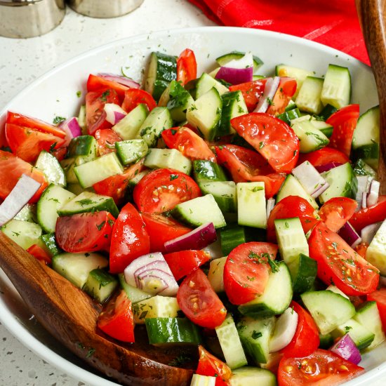 Cucumber Tomato Salad