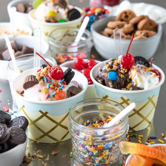 Ice Cream Sundae Bar