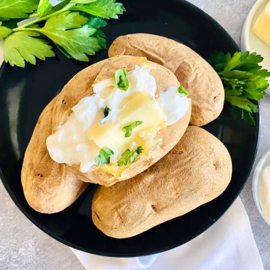 Air Fryer Baked Potatoes