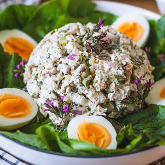 Dill Pickle Chicken Egg Salad